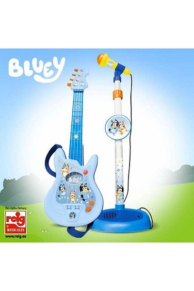 bluey Guitar with Adjustable Microphone Bluey, 60 x 30 x 17 mm
