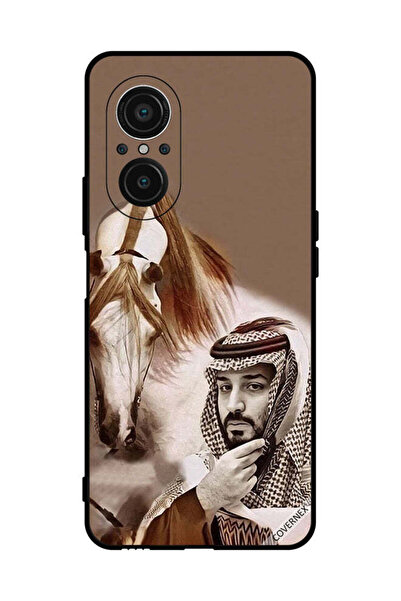 Covernex غطاء حماية لهاتف هواوي نوفا 9 إس إي محمد بن سلمان أمام حصان