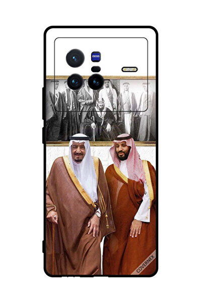 Covernex غطاء حماية لهاتف فيفو X80 الملك سلمان ومحمد بن سلمان يتحدثان أثناء ا...