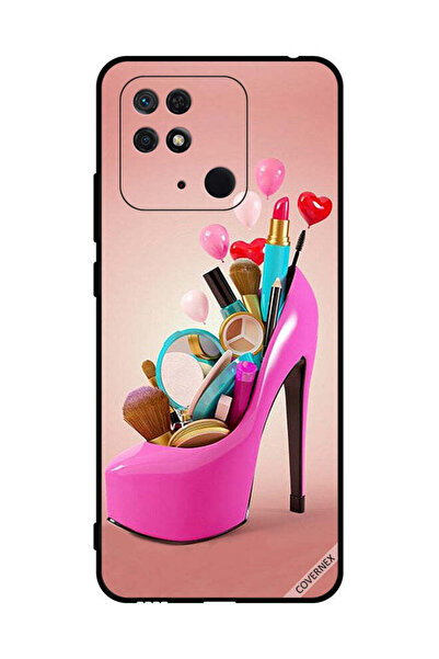 Covernex غطاء حماية لهاتف شاومي ريدمي 10 سي مع أدوات مكياج
