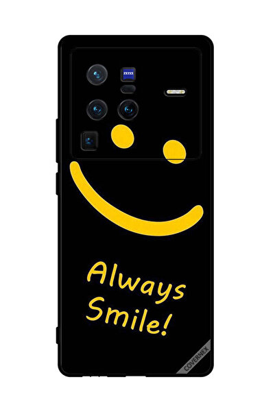 Covernex غطاء حماية لهاتف فيفو X80 برو - رمز تعبيري "الابتسامة الدائمة"
