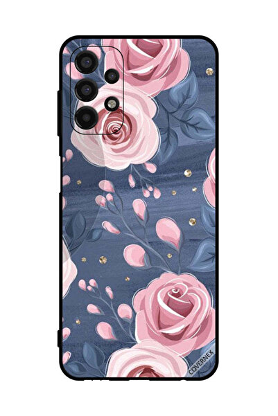 Covernex غطاء حماية لهاتف سامسونج جالاكسي A13 بنقشة الورود والأوراق