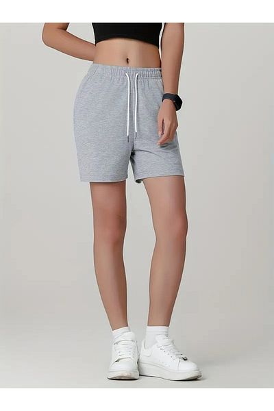 NURVES Women's Comfortable Shorts Gray