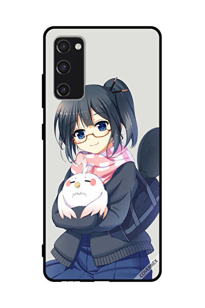Covernex غطاء حماية لهاتف سامسونج جالاكسي S20 FE 2022 فتاة تحمل حيوانًا أليفًا