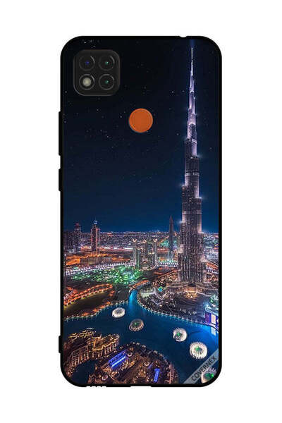 Covernex غطاء حماية لهاتف شاومي ريدمي 10A منظر ليلي لوسط المدينة