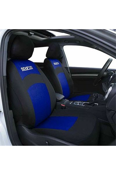 Sparco Husă pentru scaun auto SPCS402BL, Negru/Albastru