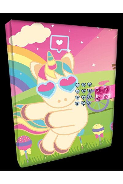 Eurospan Jurnal pentru copii, Kids Euroswan, Unicorn, 20 x 15 x 3 cm, Multicolor