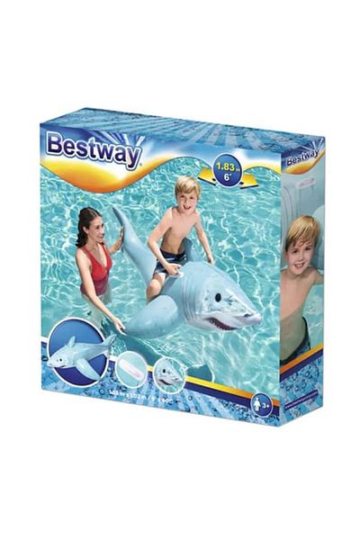BESTWAY Inflatable Shark Pool Float 26-41405P8