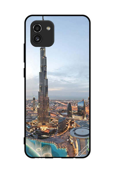 Covernex غطاء حماية لهاتف سامسونج جالاكسي A03 - منظر جميل لوسط مدينة دبي