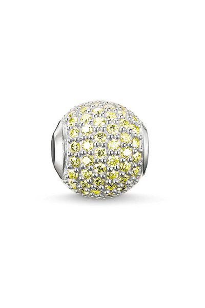 Thomas Sabo Women's Bead, Thomas Sabo K0123-051-33, Green 1.1 cm