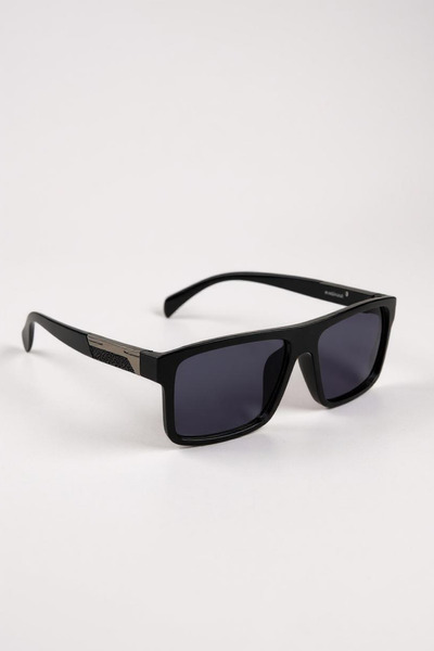 Eyesofia Angeles Polarized High Quality Bone Black Unisex Sunglasses