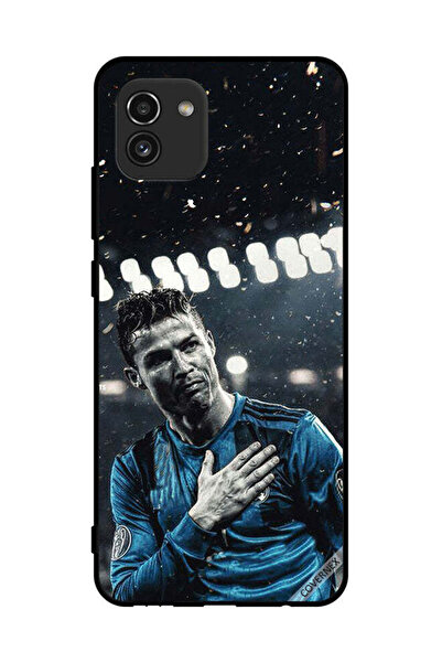 Covernex غطاء حماية لهاتف سامسونج جالاكسي A03 رونالدو يشكر الجمهور على التسجيل
