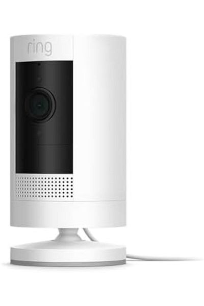 Ring Outdoor Camera Plug-In (Stick Up Cam) | HD outdoor Security Camera with 1080p video, Two-Way Ta