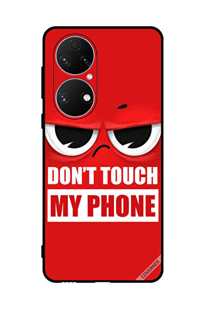 Covernex Protective Case Cover For Huawei P50e Don't Touch My Phone Angry Bird