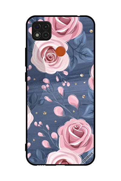 Covernex Protective Case Cover For Xiaomi Redmi 9C Rose And Leaves Pattern