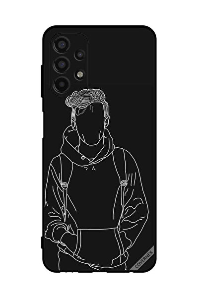 Covernex غطاء حماية لهاتف سامسونج جالاكسي A13 رسم جاكيت بوي