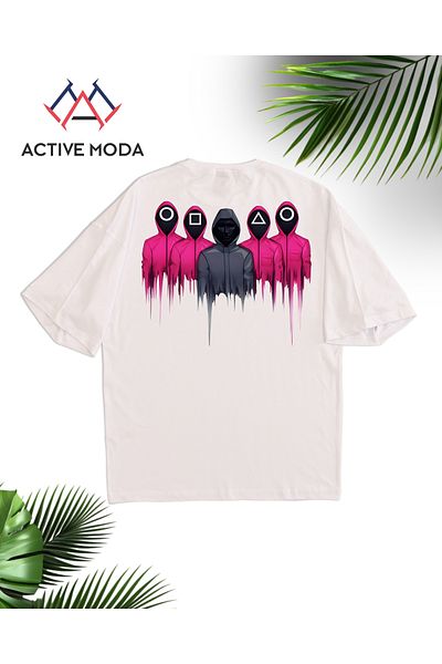 ACTIVE MODA -MĂRIME MARE DE TRIOU BĂRBAȚI BUMBAC CALAMAR1 IMPRIMAT