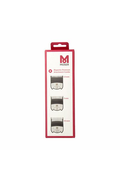 Wahl Set piepteni și perii Moser, 1,5/3/4,5 mm