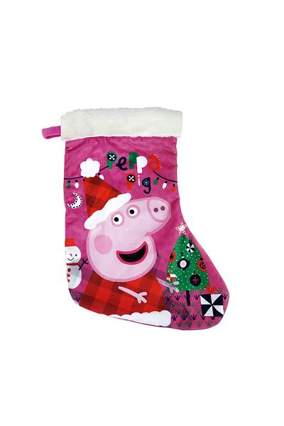 Peppa Pig Șosetă de Crăciun, 42 cm, poliester