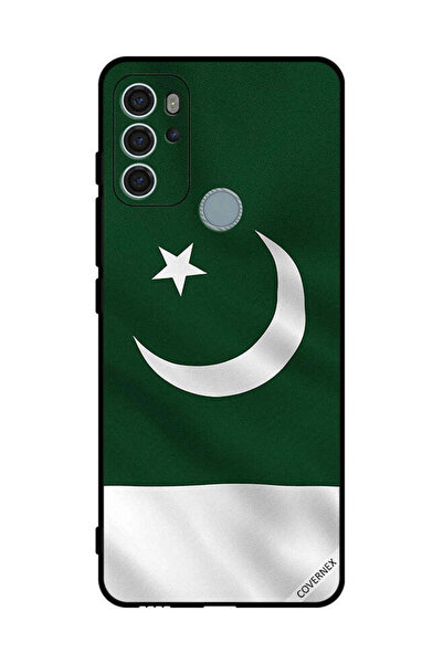 Covernex غطاء حماية لهاتف موتورولا موتو جي 60 إس بعلم باكستان عمودي