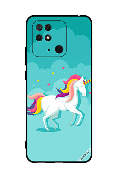 Covernex غطاء حماية لهاتف شاومي ريدمي 10 سي - وحيد القرن يمشي