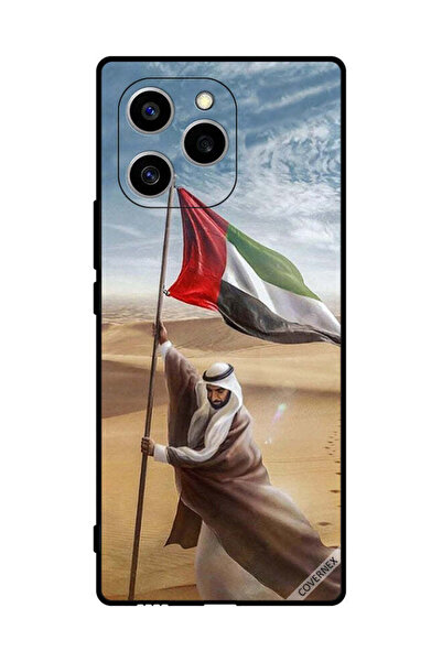 Covernex غطاء حماية لهاتف Honor 60 SE بطبعة علم الإمارات العربية المتحدة