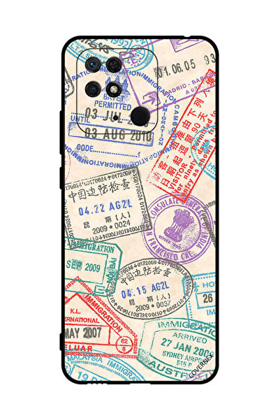 Covernex غطاء حماية لهاتف شاومي ريدمي 10 سي - طوابع السفر