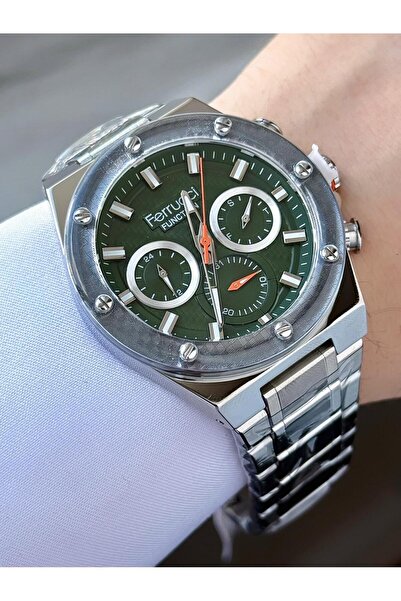 Ferrucci Men's Functions Active Metal Cord Wrist Watch