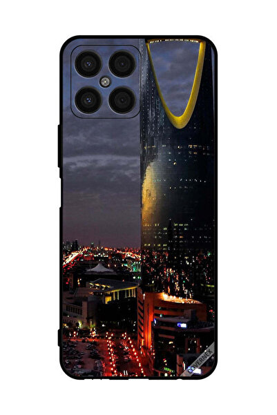 Covernex غطاء حماية لهاتف Honor X8 - منظر برج الفيصلية في المساء