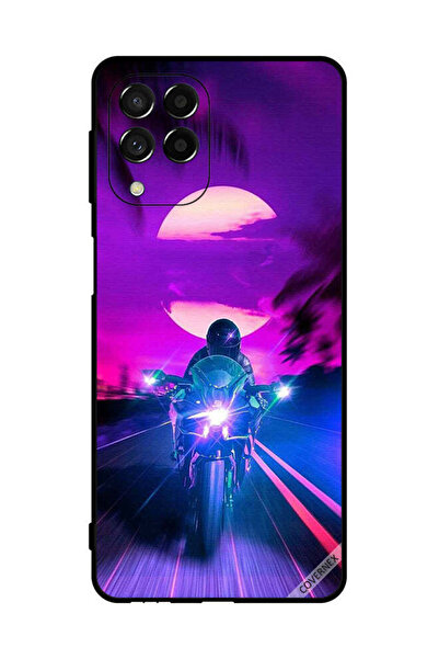 Covernex غطاء حماية لهاتف سامسونج جالاكسي M53 راكب الدراجة النارية يترك القمر...