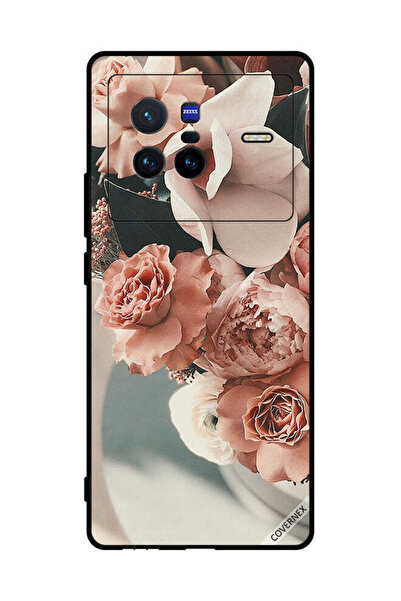 Covernex غطاء حماية لهاتف فيفو X80 - باقة زهور