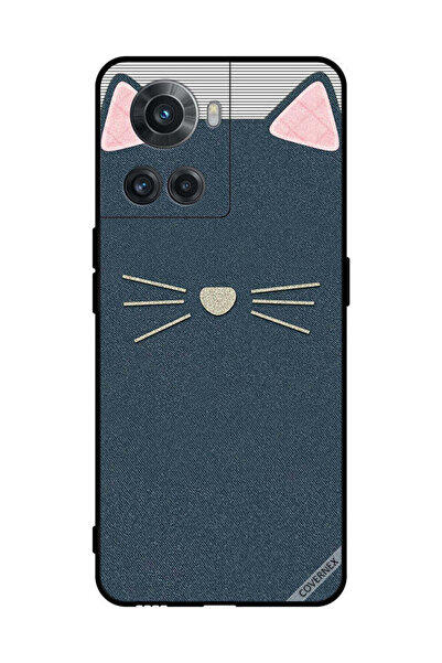 Covernex Protective Case Cover For OnePlus 10R Cat Leather Pattern