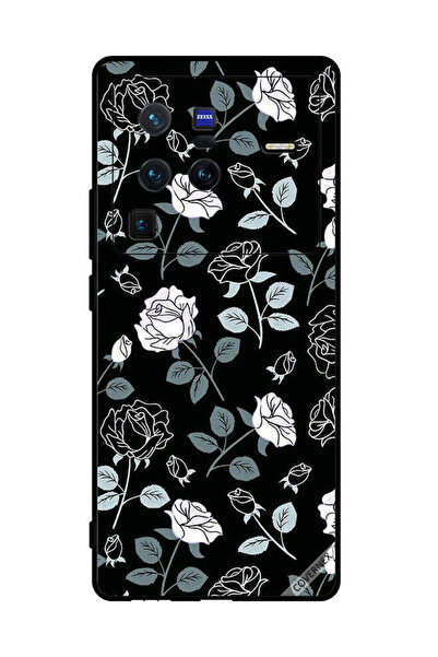 Covernex غطاء حماية لهاتف فيفو X80 برو بنقشة زهور