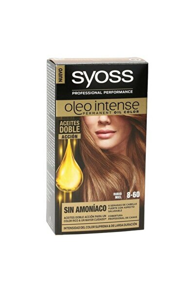 Syoss Vopsea de păr permanentă Olio Intense, fără amoniac, 8.60 blond miere