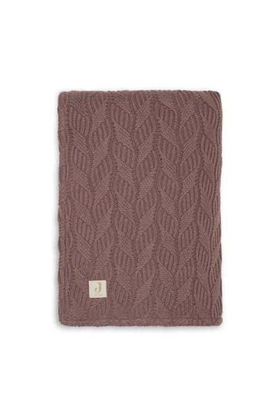 Jollein Knitted Blanket Double Layered with Fleece Chestnut 100x150 cm, Jollein
