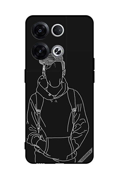 Covernex غطاء حماية لهاتف Oppo Reno8 Pro+ رسم جاكيت بوي