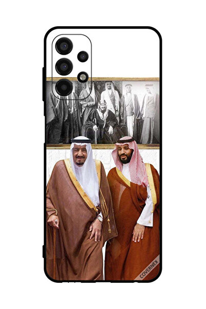 Covernex غطاء حماية لهاتف سامسونج جالاكسي A13 الملك سلمان ومحمد بن سلمان يتحد...