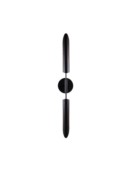 LUXXO Aplica Black Tube, 2xG9, corp aluminiu, liniar, 76x5x8cm
