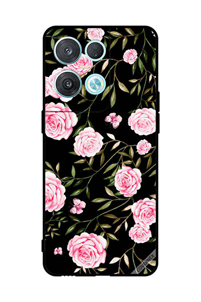 Covernex غطاء حماية لهاتف Oppo Reno8 Pro ورود في باقات من الأوراق الصغيرة