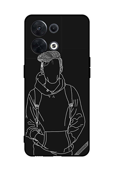 Covernex غطاء حماية لهاتف Oppo Reno8 رسم جاكيت بوي