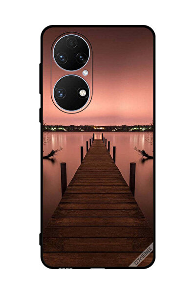 Covernex غطاء حماية لهاتف هواوي P50e - مسار إلى البحر مساءً