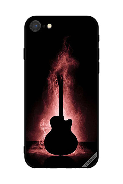 Covernex غطاء حماية لهاتف Apple iPhone SE (2022) انعكاس جيتار في الظلام