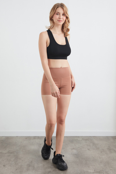 Fulla Moda Basic U Neck Crop Body