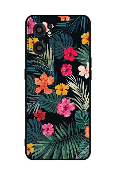 Covernex غطاء حماية لهاتف OnePlus Nord CE 2 5G متعدد الألوان بنقشة زهور وريش
