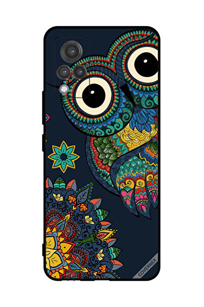 Covernex غطاء حماية لهاتف فيفو V21 بتصميم بومة زهرية