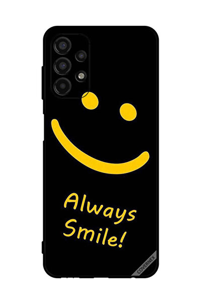 Covernex غطاء حماية لهاتف سامسونج جالاكسي A13 مع إيموجي الابتسامة الدائمة