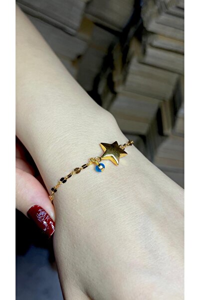 kuyumcu nurettin 3 Gr (GRAM Aynalı Yıldız Bileklik Künye 22 Ayar Altın