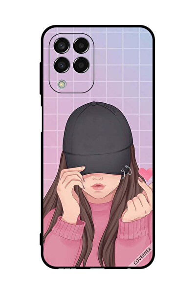 Covernex غطاء حماية لهاتف سامسونج جالاكسي M33 - فتاة ذات قبعة سناب لوف