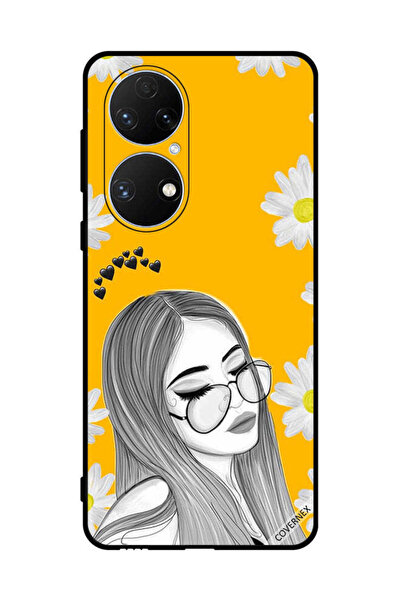 Covernex غطاء حماية لهاتف هواوي P50e - خيالات الحب وفتاة النظارات