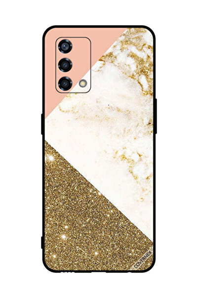 Covernex غطاء حماية لهاتف Oppo Reno6 Lite بنقوش لامعة ورخامية